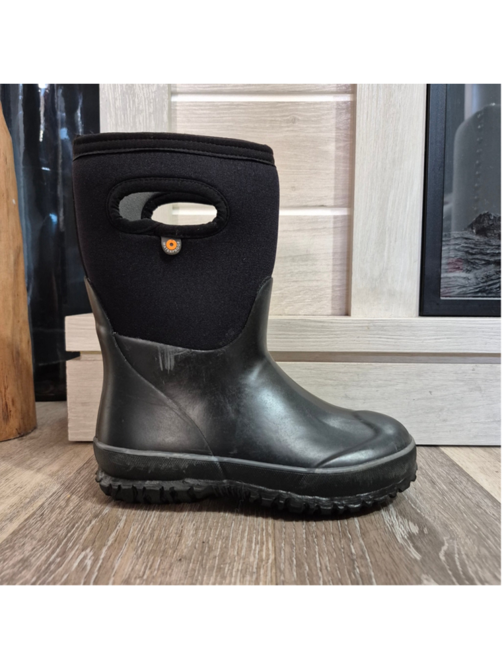 Kids Bogs Waterproof Winter Boots, Black sz 13 - Picture 3 of 9